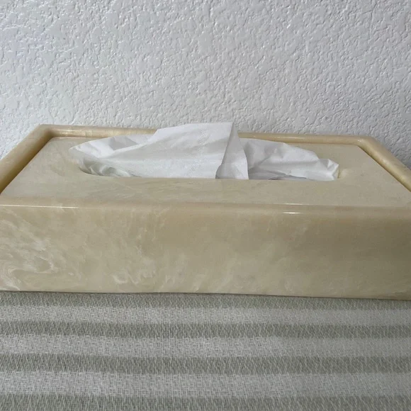 MCM Tissue Holder, Heavy, Similar To Marble Yellow VTG solofficialkw.com